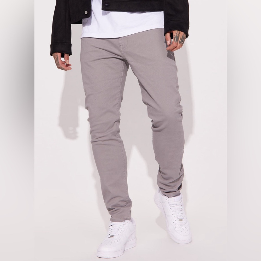 Men Mac chino - grey charcoal pants